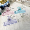 Clear Acrylic Spring Clips - Minimalist Office & School Paper Clips
