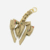Elegant Bow Chain Bag Strap with Hanging Charm