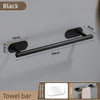 Adhesive Stainless Steel Towel Bar - No Drill Wall Mount