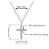 14K Gold Plated Cross Pendant Necklace