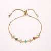 Delicate Clover Bracelet with Cubic Zirconia