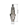 A silver airless sprayer pump plunger rod and valve repair kit with dimensions 181.5 mm and 31.4 mm.