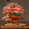 Cherry Blossom Tree Building Set with LED Lights