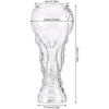 Trophy-Shaped Glass Beer Mug