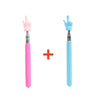 Telescopic Stainless Steel Teaching Pointer with Finger Design