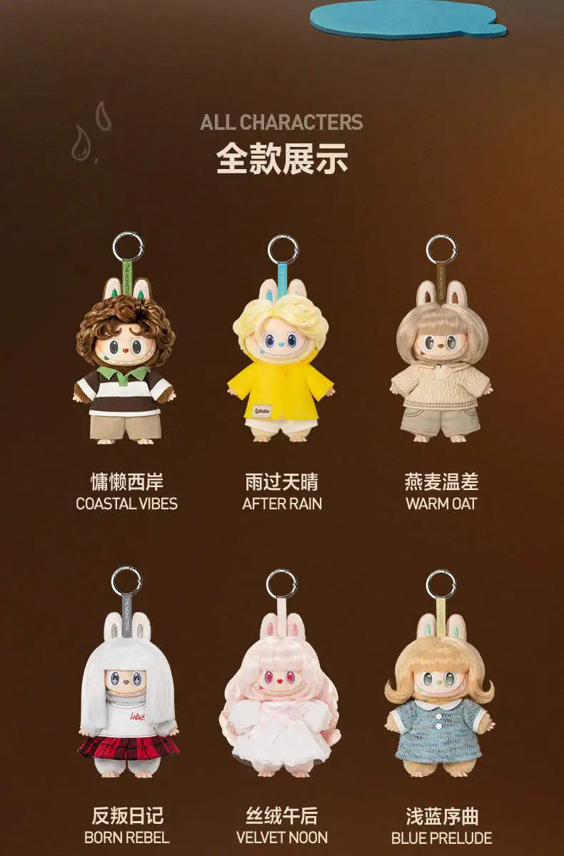 POP MART The Monsters LABUBU Hair Salon Series Collectible Vinyl Plush Pendant