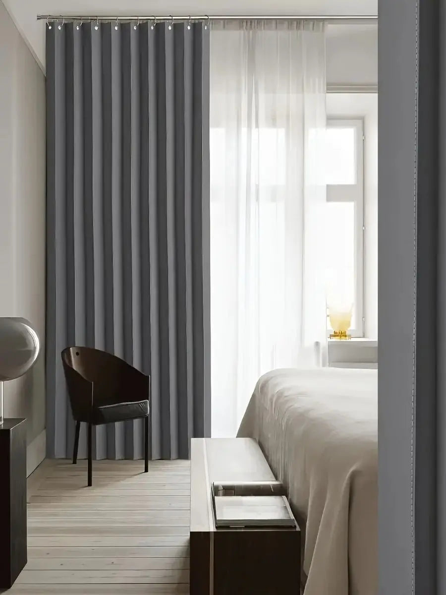 Foldable Room Divider Curtain – Heavy Duty Privacy Partition