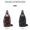 Vintage Genuine Leather Crossbody Bag for Men