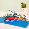 3D Pop-Up Sports Greeting Card