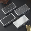 Slim Metal Cigarette Case – Durable & Portable Smoker's Holder