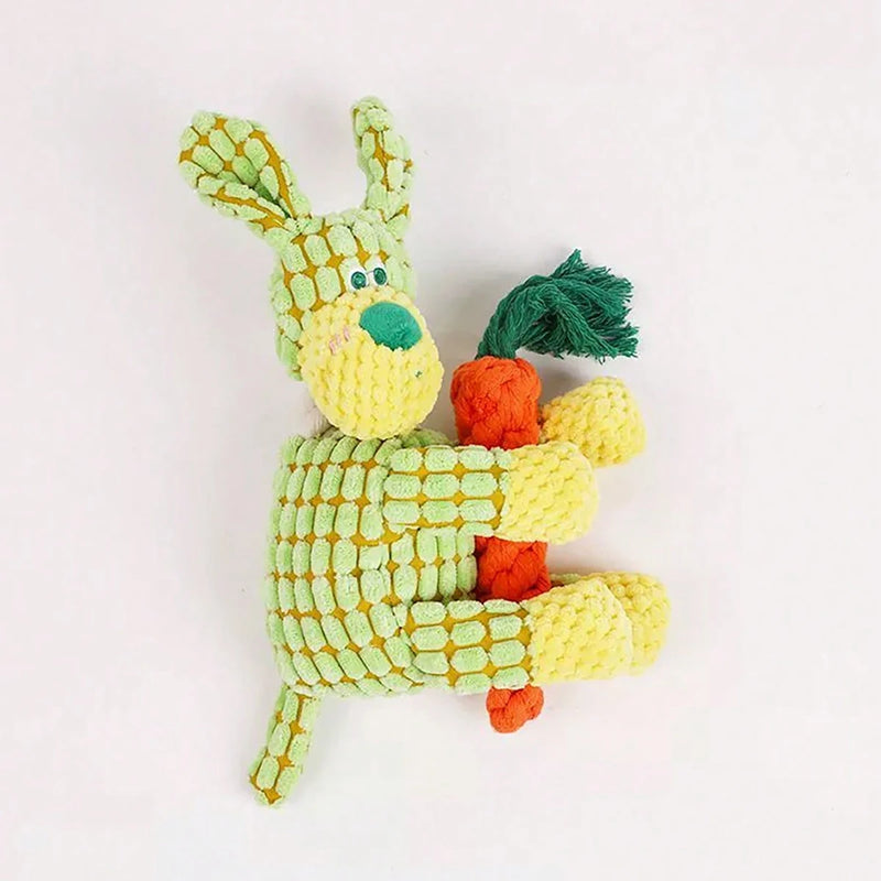 Squeaky Donkey Plush Dog Toy