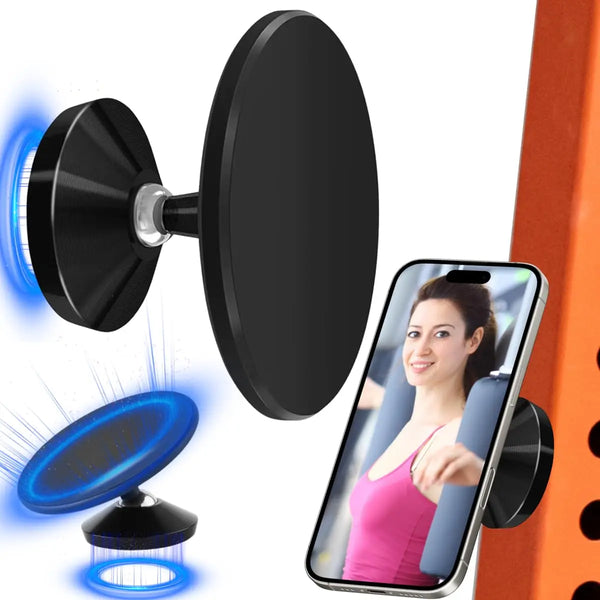 Support de téléphone magnétique pour la salle de sport, mains libres
