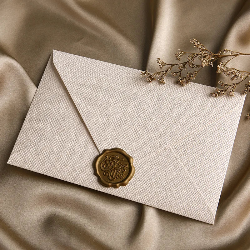 Retro Kraft Paper Envelope Set - 10 Pieces for Gifting & Celebrations