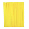 A bundle of bright yellow motorcycle and bike spoke wraps for rim protection.