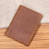 Vintage Slim Leather Card Holder Wallet for Men