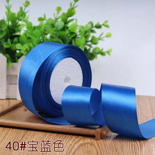 Silk Satin Ribbon Roll for Gift Wrapping, DIY Crafts, and Party Decor