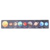 A wooden solar system puzzle showing the planets in order from Sun to Neptune.