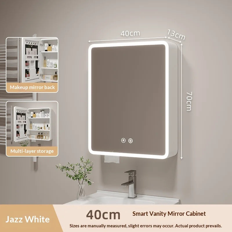 LED Bathroom Mirror with Anti-Fog and Touch Control