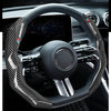 Carbon Fiber Texture Steering Wheel Cover - Anti-Slip & Comfortable Grip