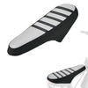 Black and gray waterproof non-slip motorcycle seat cover with anti-slip particles