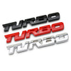 3D Turbocharged Metal Alloy Car Badge Emblem