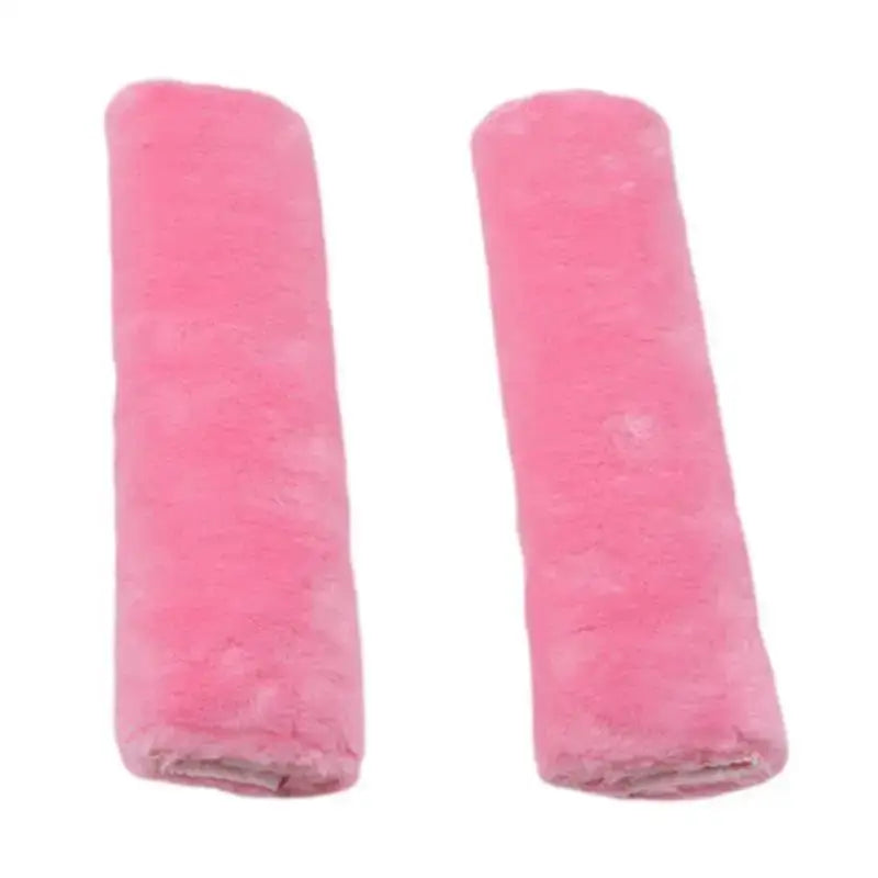 Plush Car Seatbelt Shoulder Pads – 2 Pack, Soft Comfort Accessories