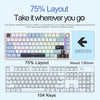 75% Wireless Mechanical Gaming Keyboard with Hot-Swap Switches