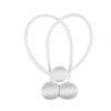 Magnetic Curtain Tiebacks with Decorative Ball Buckle