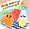 Interactive Musical Fruit Plush Toys with Touch-Activated Sounds