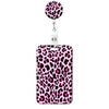 Leopard Print Retractable Badge Holder with Clip