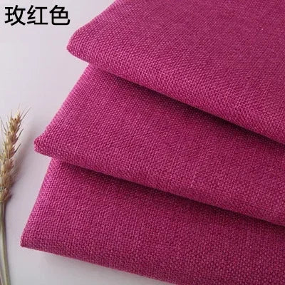 Premium Cotton-Linen Upholstery Fabric – Solid Colors, Durable & Versatile