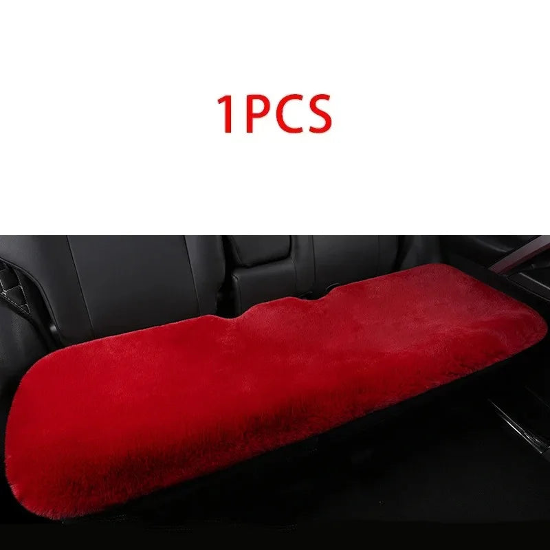 Plush Rabbit Fur Car Seat Cushion