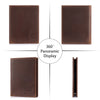 Vintage Genuine Leather Passport Holder with RFID Blocking