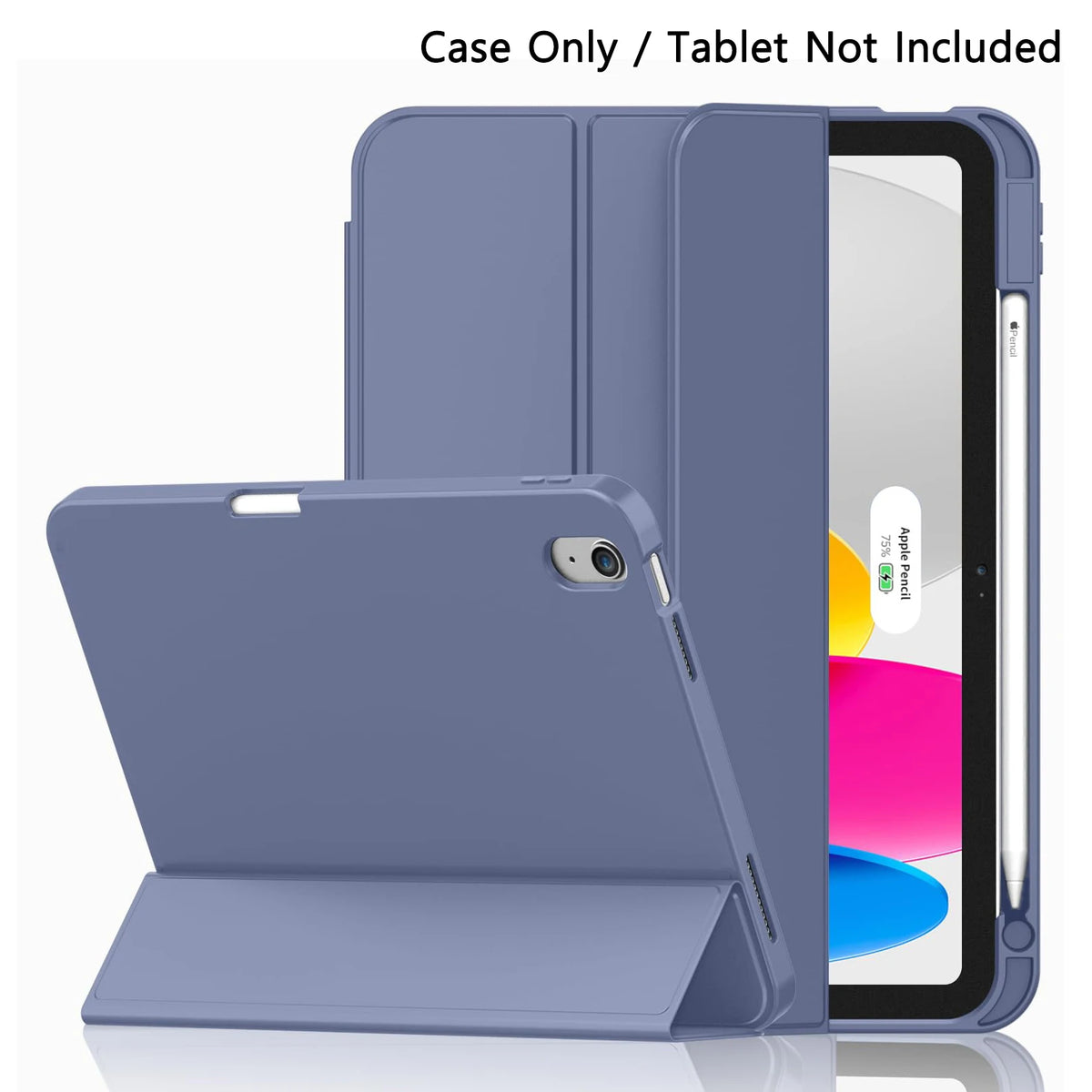 Premium Faux Leather iPad Case with Pencil Holder