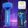 Blue KU-String rope thruster launcher toy with a charging line and transmission line