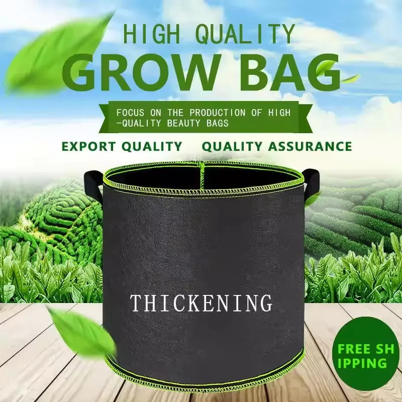 Bolsas de Cultivo de Tela No Tejida con Asas