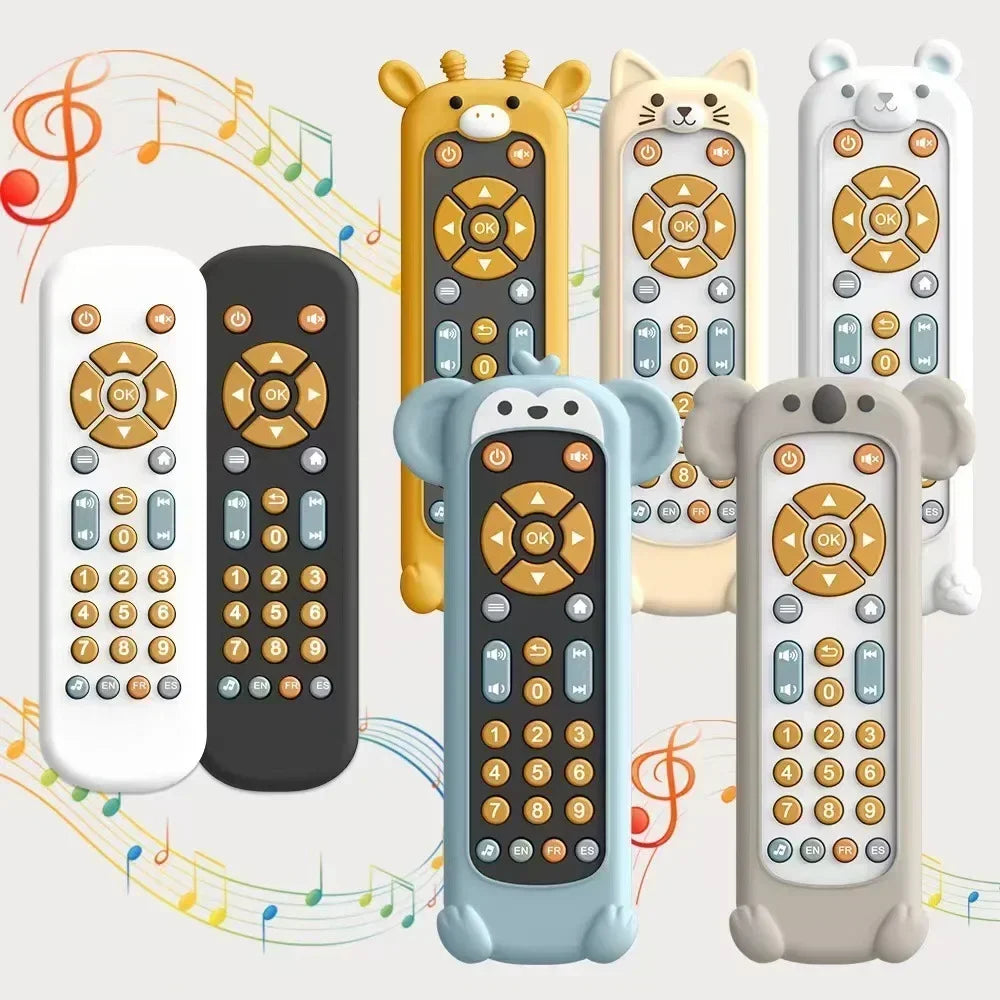 Musical Toy TV Remote Control for Babies and Toddlers