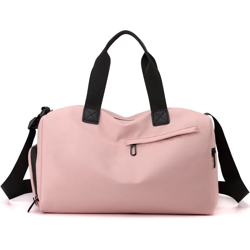 Versatile Travel Gym Bag with Wet/Dry Separation