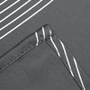 Silver Wave Pattern Blackout Curtains with Thermal Insulation and Noise Reduction