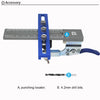 Cabinet Hardware Installation Jig with Adjustable Drill Guide