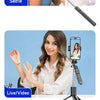 Adjustable Selfie Stick Tripod with Bluetooth Remote and Fill Light