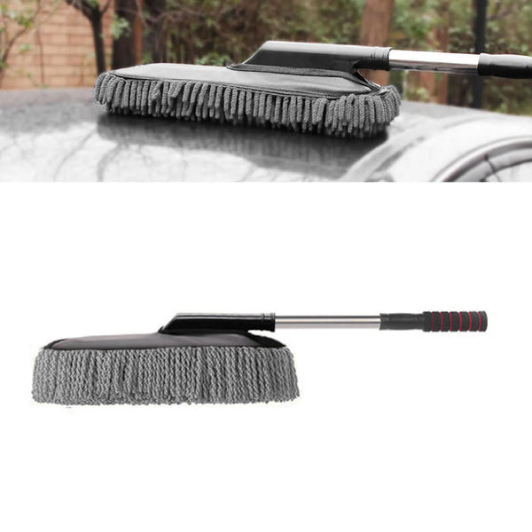 Extendable Car Duster with Soft Nanofiber Head