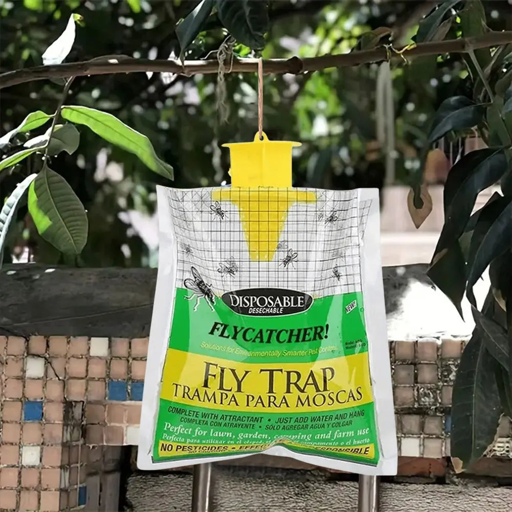 Hanging Disposable Fly Trap Bag with Bait