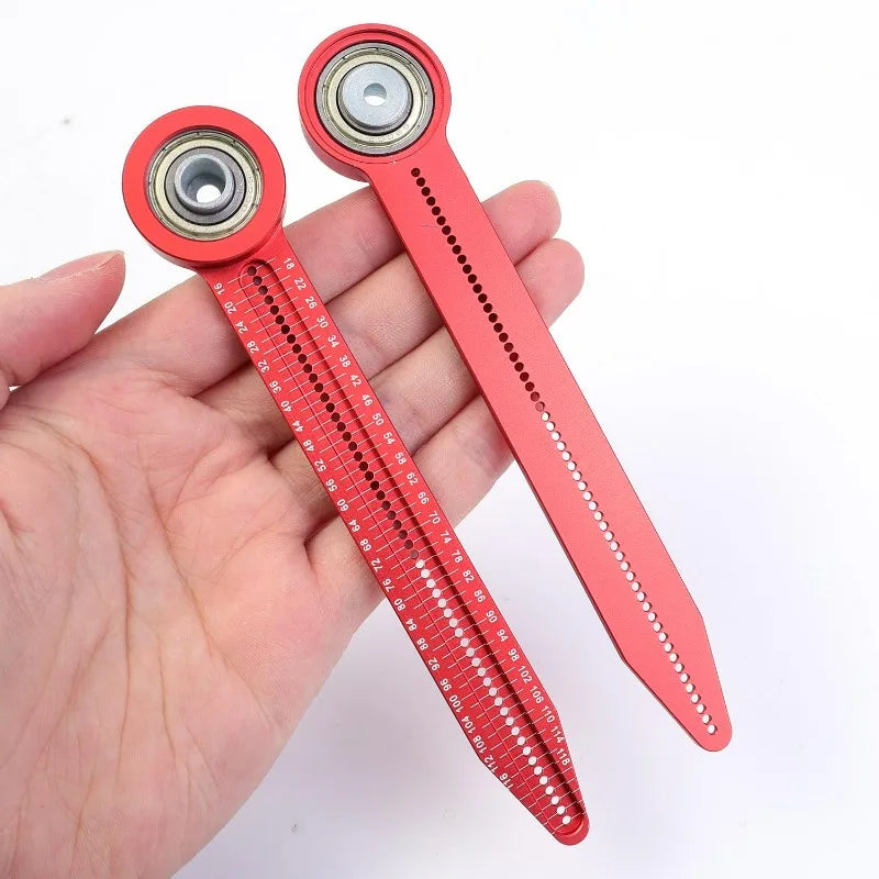 Präzisions-Zirkel aus Aluminium für Kreise und Bögen