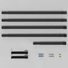 Adjustable Wall-Mounted Curtain Rod Brackets (Set of 2)