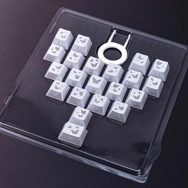 Butterfly Design Keycap Set for Mechanical Keyboards