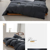 Washed Cotton Duvet Cover – Minimalist Solid Color Bedding