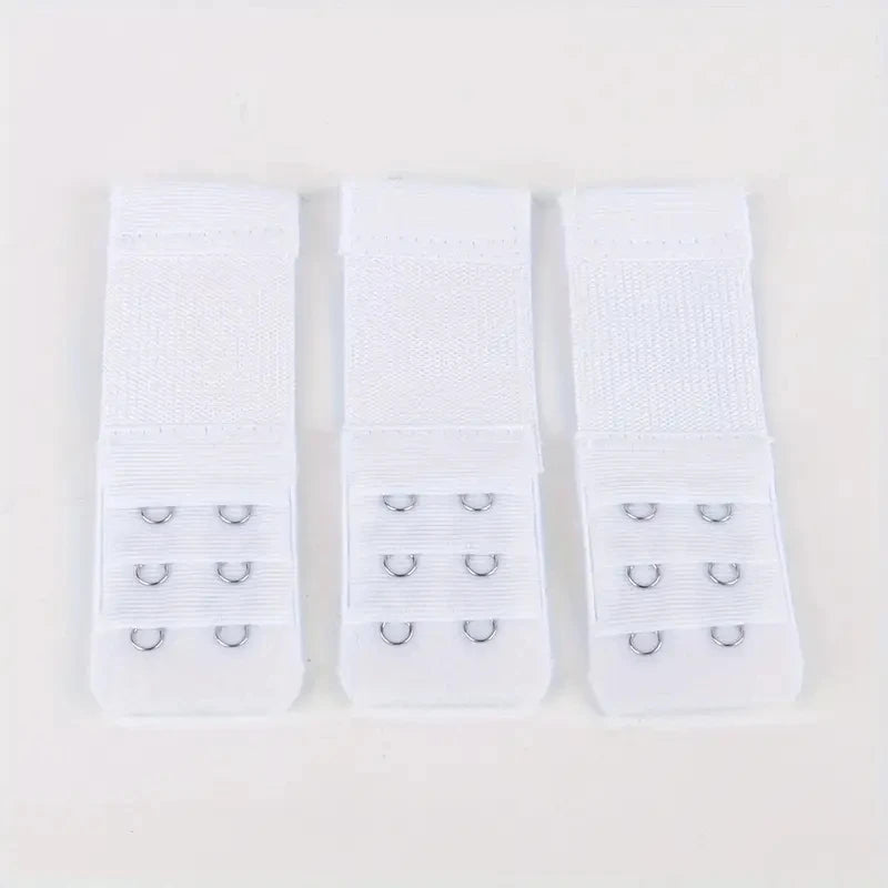 Adjustable Bra Extender with 3-Row Hook and 2-Hook Design