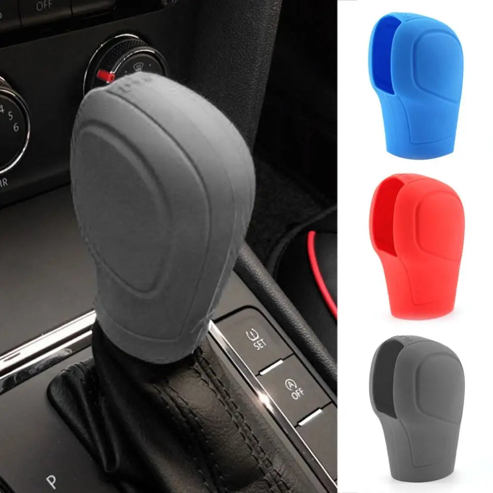 Universal Silicone Gear Shift Knob Cover – Non-Slip Protective Sleeve