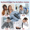 LED Light-Up Keyboard Keychain Fidget Toy